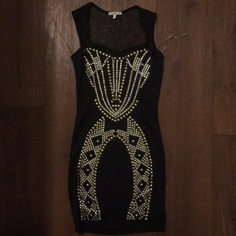 Charlotte Russe Mini Black Dress - S